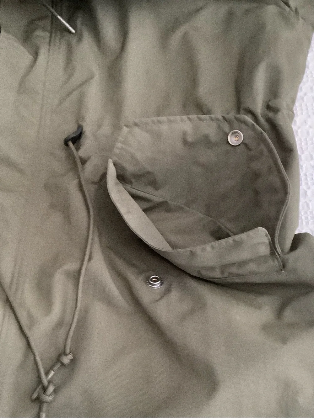 Polo by Ralph Lauren Olive Green Hooded Rain Jacket